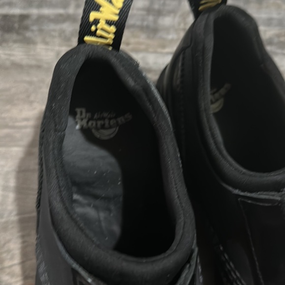 Dr Martens Resnik Platform Brogue Black Shoe Zip size 8 - Picture 3 of 8